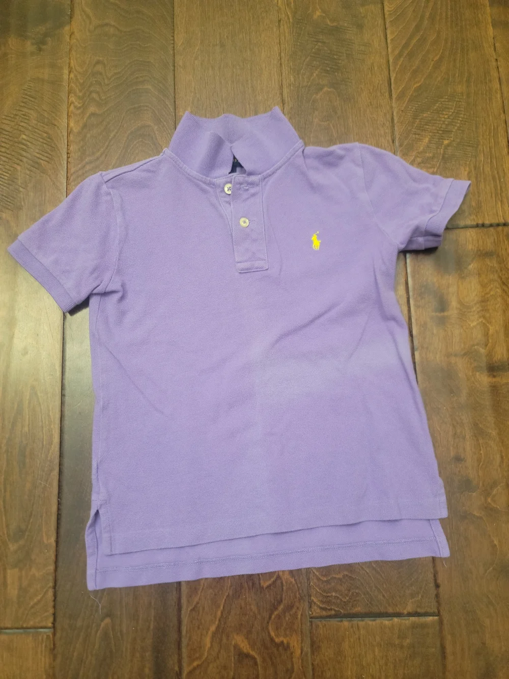 Ralph Lauren Lavender Polo with Yellow Pony - Kids